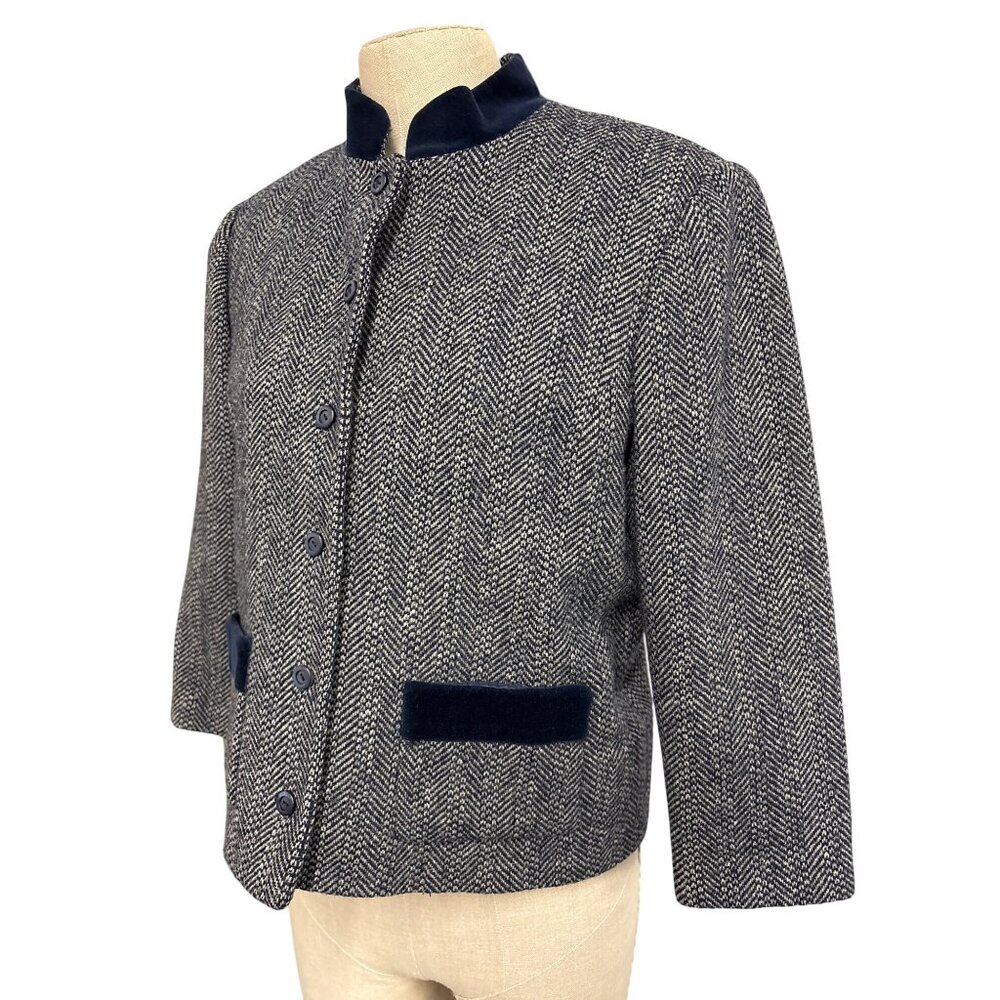 Pendleton Woolen Mills Herringbone Wool Blazer Ja… - image 2